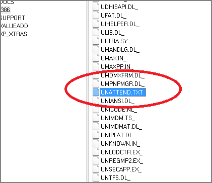 trouver un fichier sans surveillance 