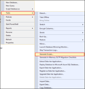 générer des scripts 1