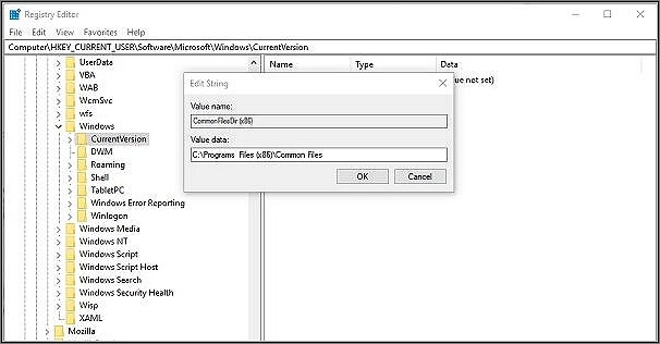 rechercher le chemin du dossier