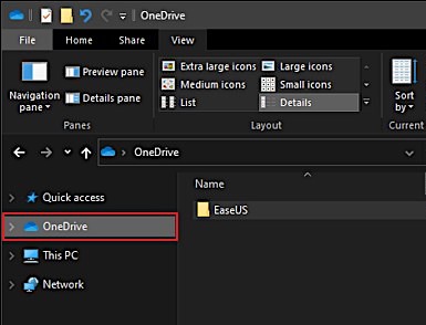 accéder à votre espace de stockage onedrive