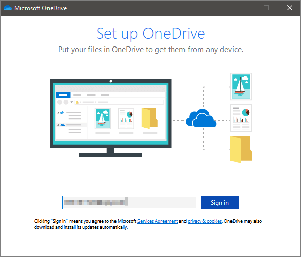se connecter à onedrive