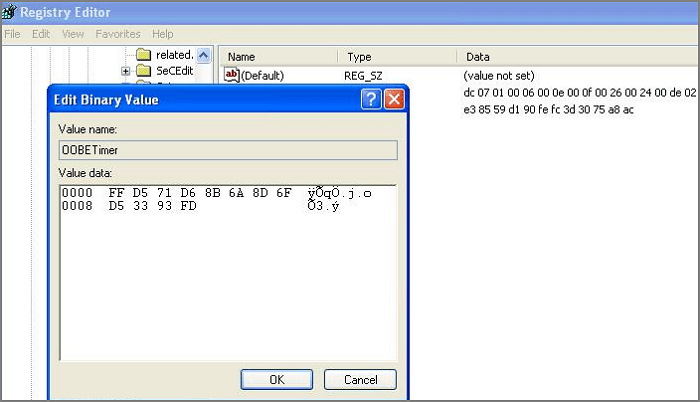 notez les chiffres et saisissez à nouveau