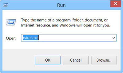 Ouvrez la restauration du système dans la boîte d'exécution pour réparer l'erreur critique du menu de démarrage de Windows 10.