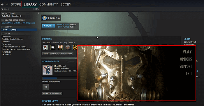 Jouez aux jeux Steam transférés sur le nouveau PC.