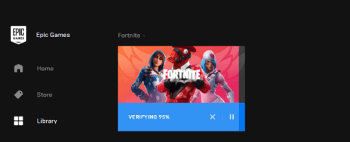 déplacer Fortnite sur un autre disque - vérifiez l'installation
