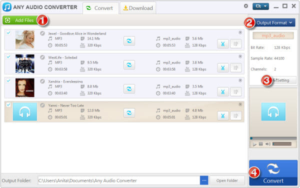 Any Audio Converter - le meilleur convertisseur audio gratuit