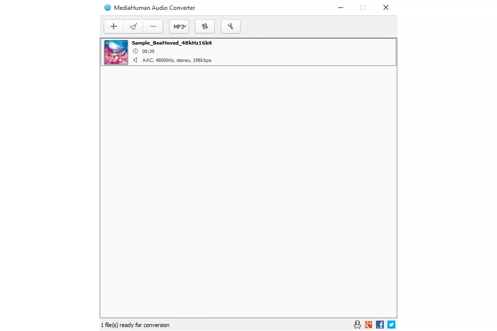 1Mediahuman Audio Convert - le meilleur convertisseur audio gratuit