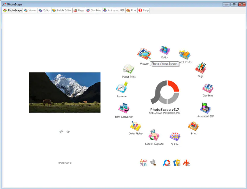 PhotoScape - meilleur éditeur de gif