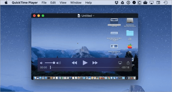 enregistrer une vidéo avec une caméra externe quicktime
