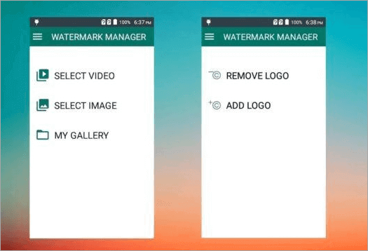 supprimer le filigrane de la vidéo sur Android