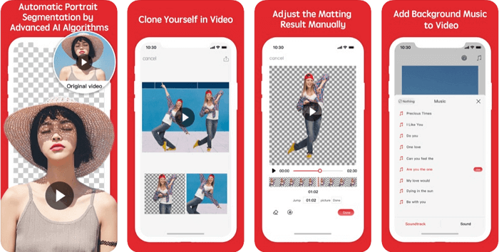 Changer l'arrière-plan d'une vidéo sur iOS