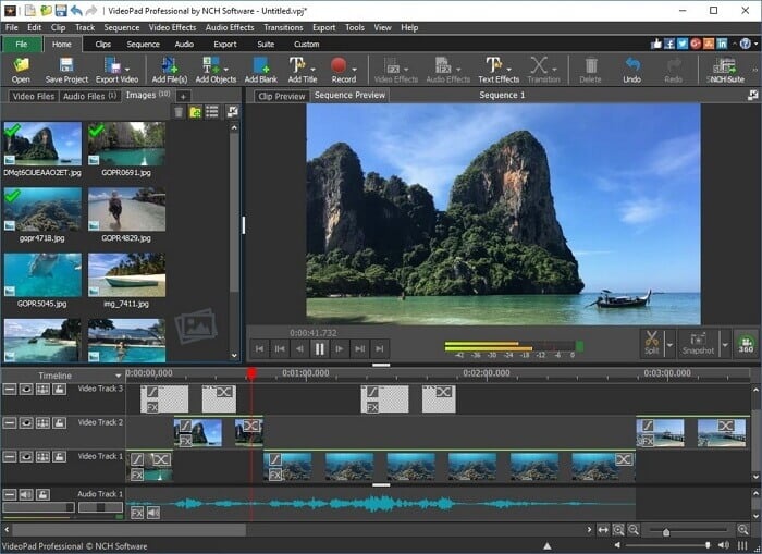 videopad - la meilleure alternative de réalisateur de films pour Windows