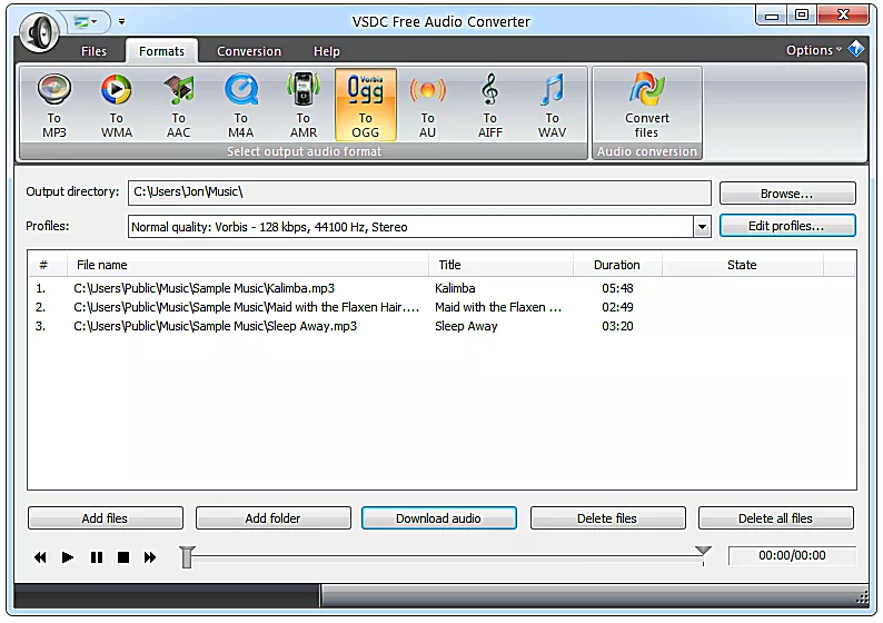 VSDC Free Audio Converter - le meilleur convertisseur audio gratuit
