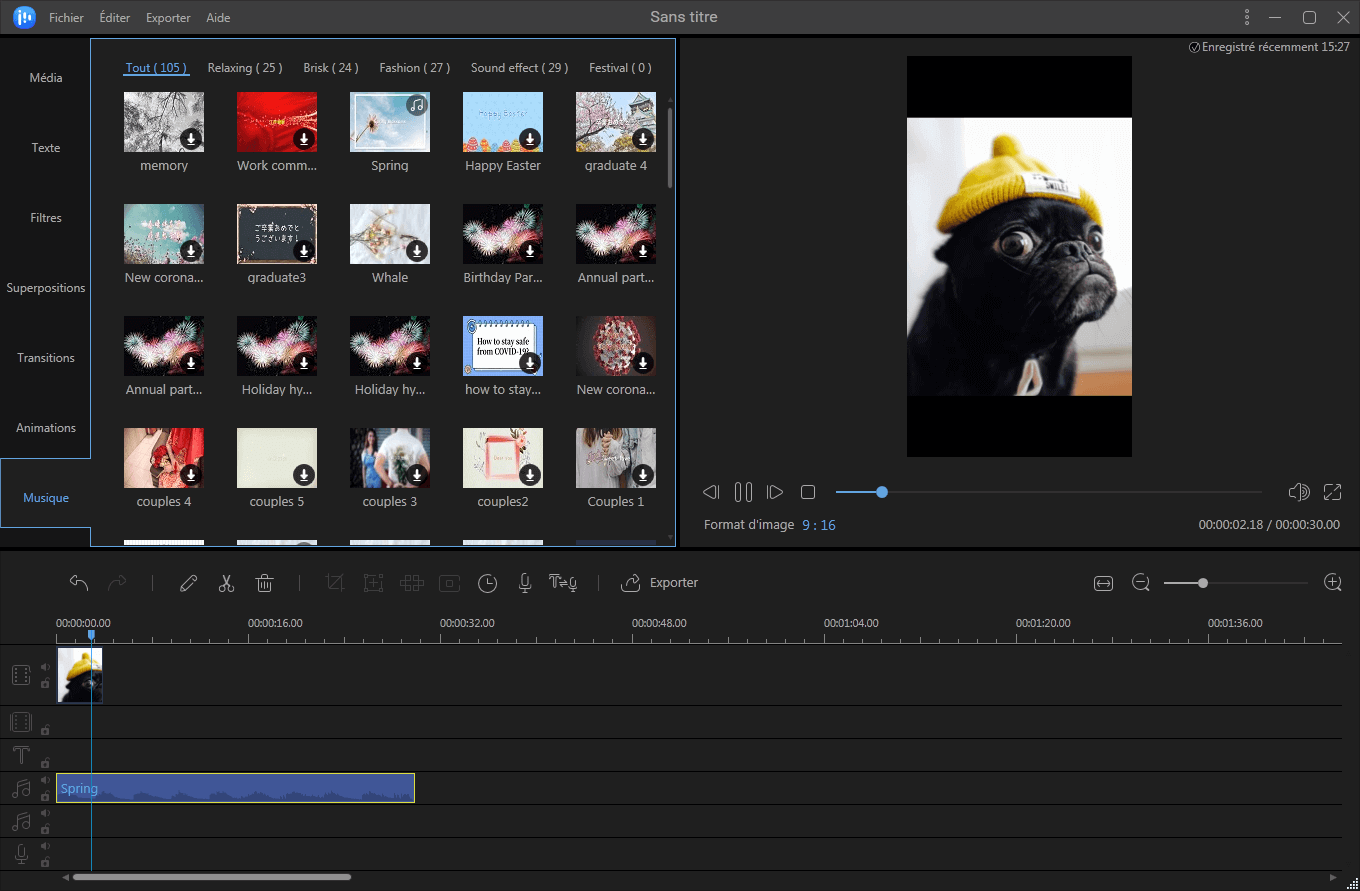 Ajouter un effet sonore à une vidéo drôle