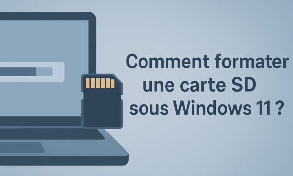 Comment formater une carte SD sous Windows 11