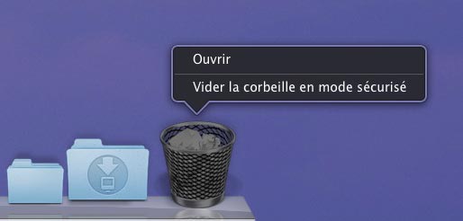 vérifiez la corbeille mac pour récupérer des photos supprimées