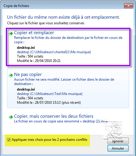 récupérer des données usb à partir d'une sauvegarde