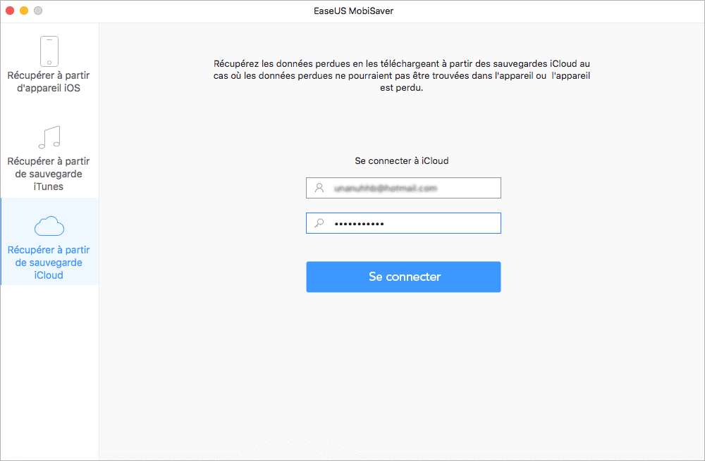 recover iCloud data user guide