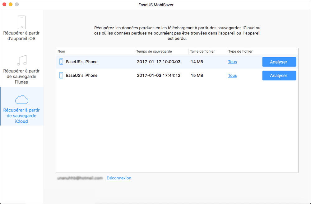 recover iCloud data user guide