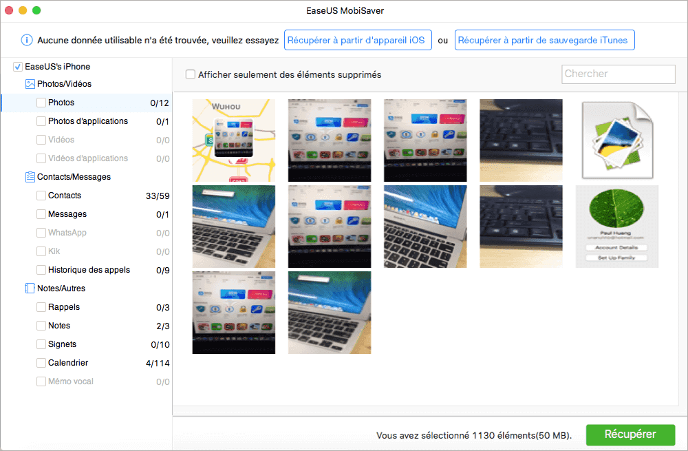 recover iCloud data user guide