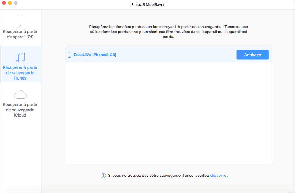 recover iTunes data user guide