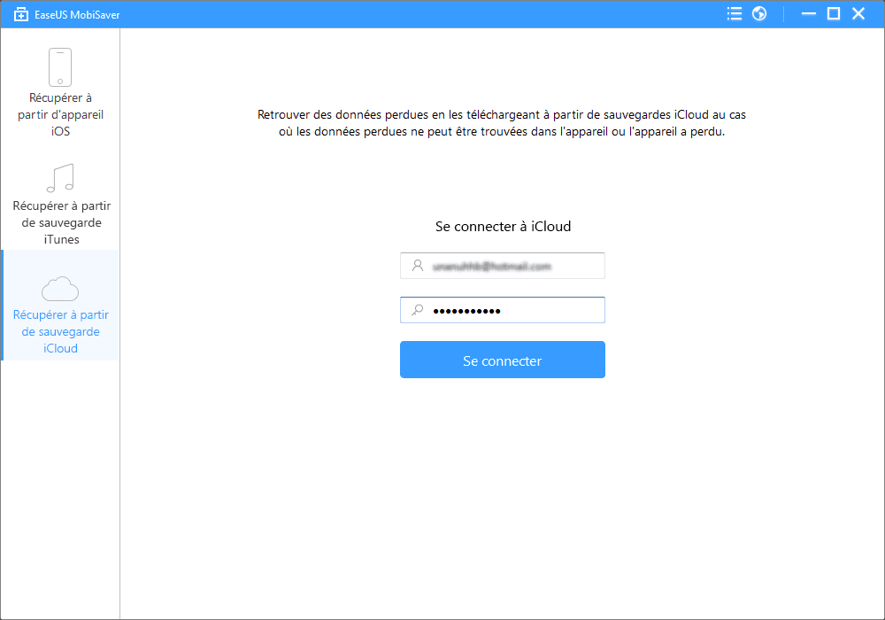 recover iCloud data user guide