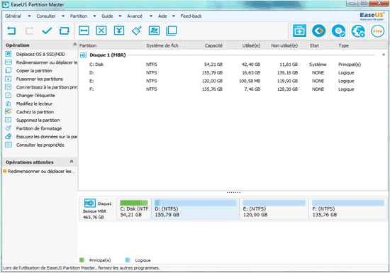 EaseUS Partition Master Startup