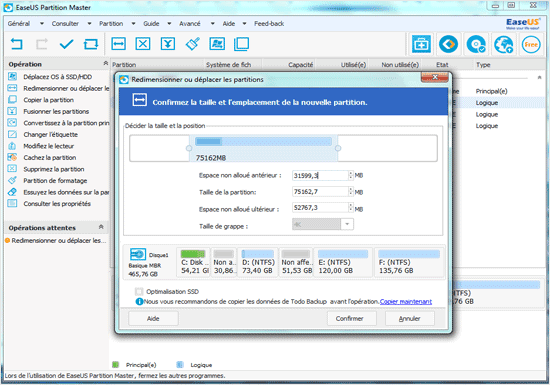 EaseUS Data Recovery Wizard - Scan Selected Drive