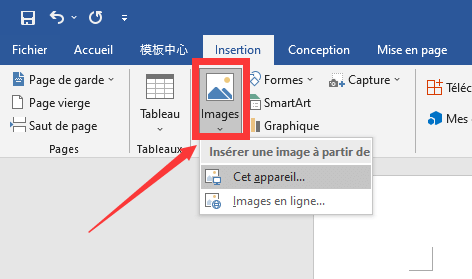 insérer des pdf dans excel sous forme d'images