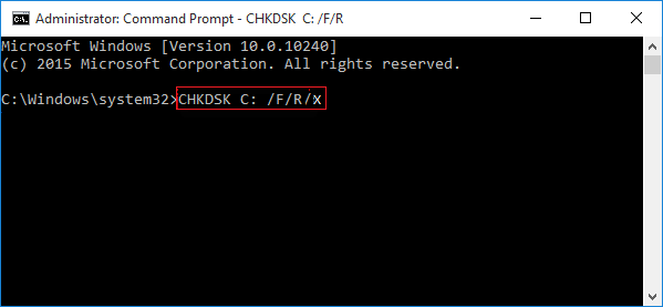 Exécuter CHKDSK pour réparer un disque dur corrompu