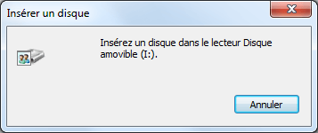 Insérez un disque dans le lecteur