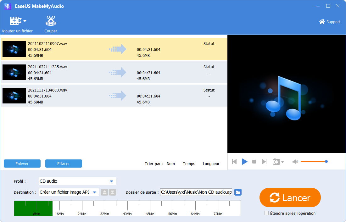 Graver musique sur CD - 2