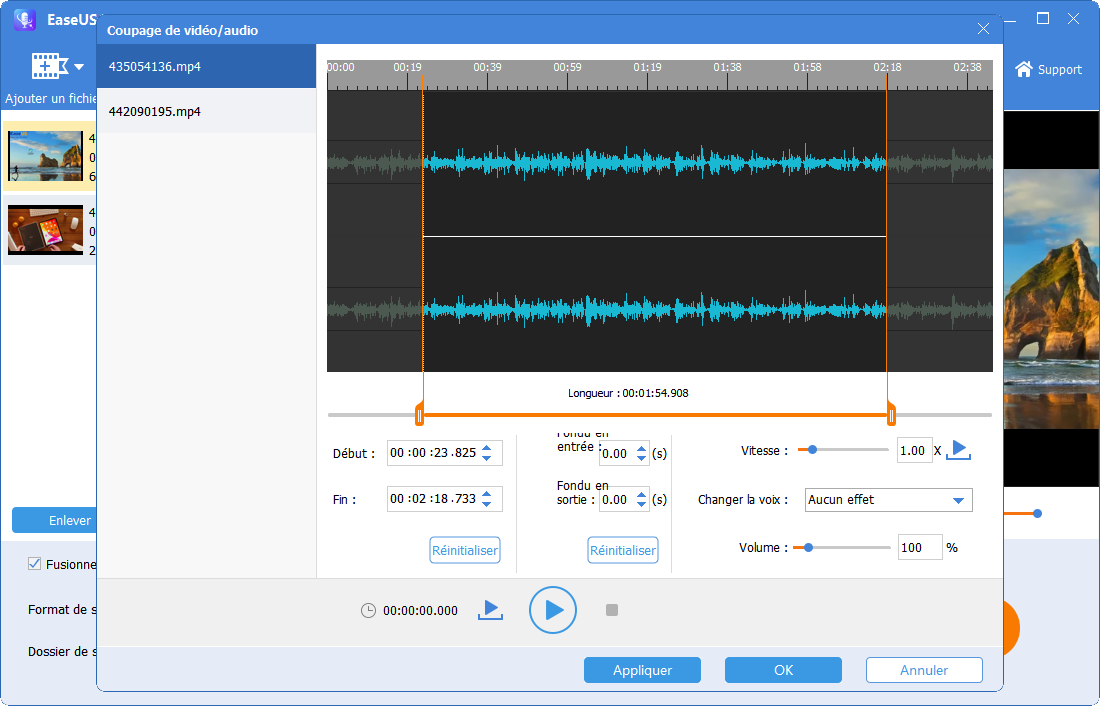 Fusionner audios - 3