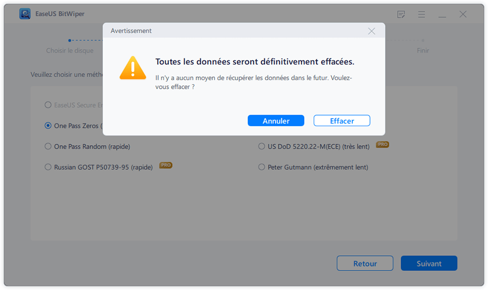 effacer le disque externe 4