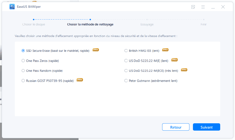 effacer le disque du système d'exploitation 2