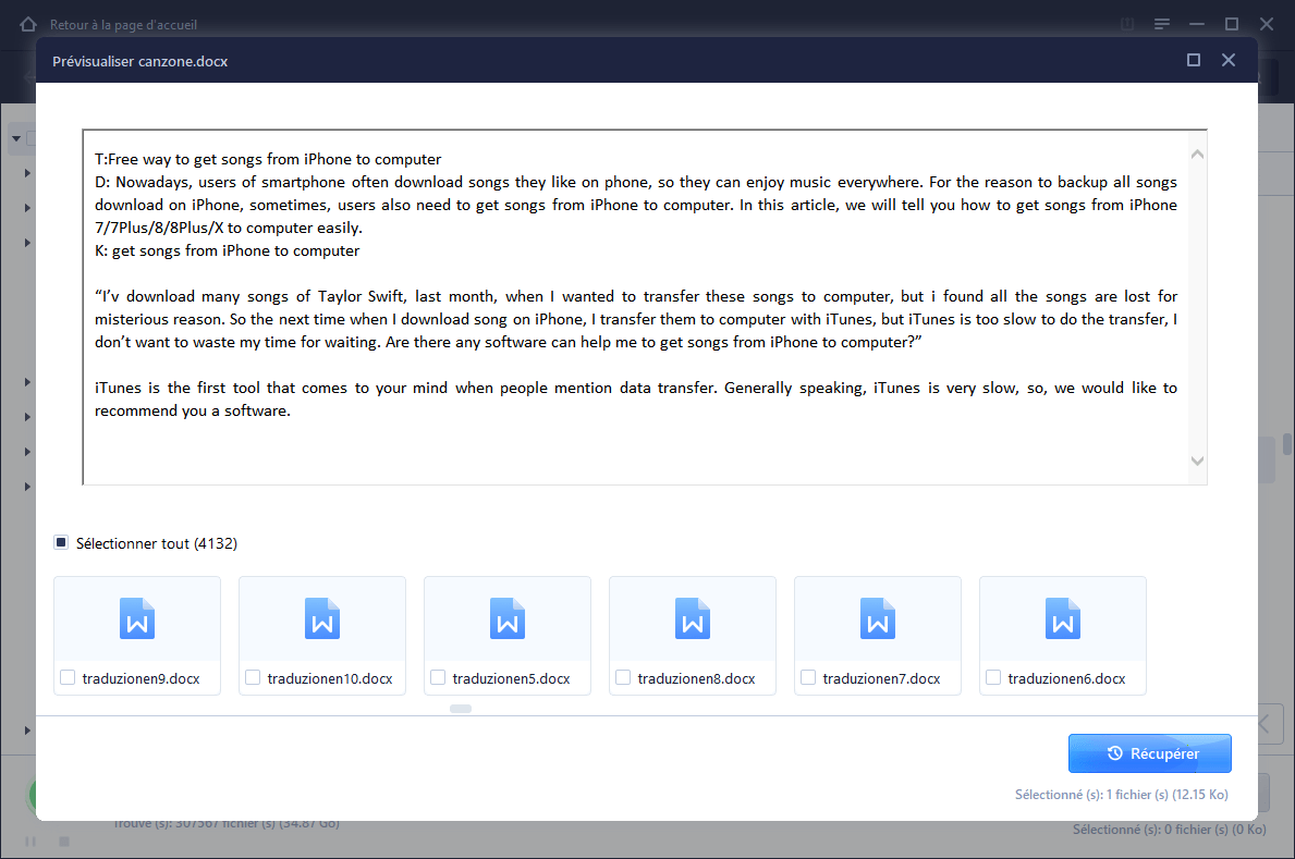 Comment Recuperer Un Document Word Remplace Comment récupérer un fichier Word écrasé sur Windows 10/8/7 - EaseUS