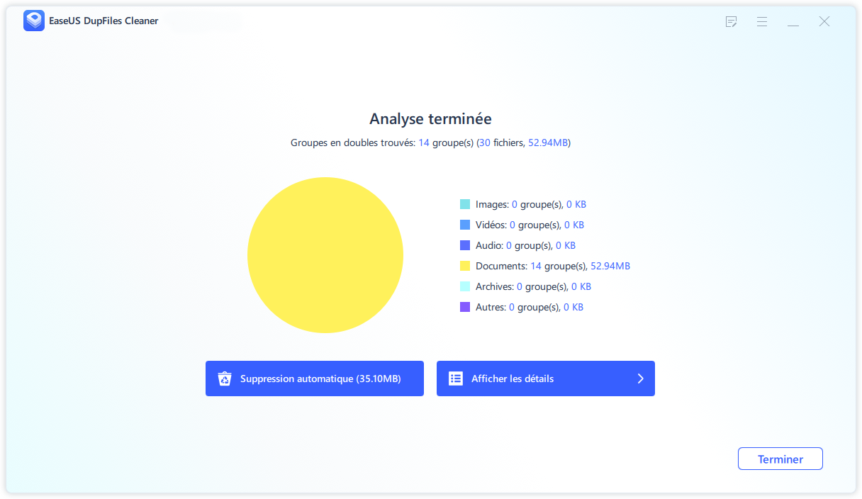 supprimer les fichiers en double étape3
