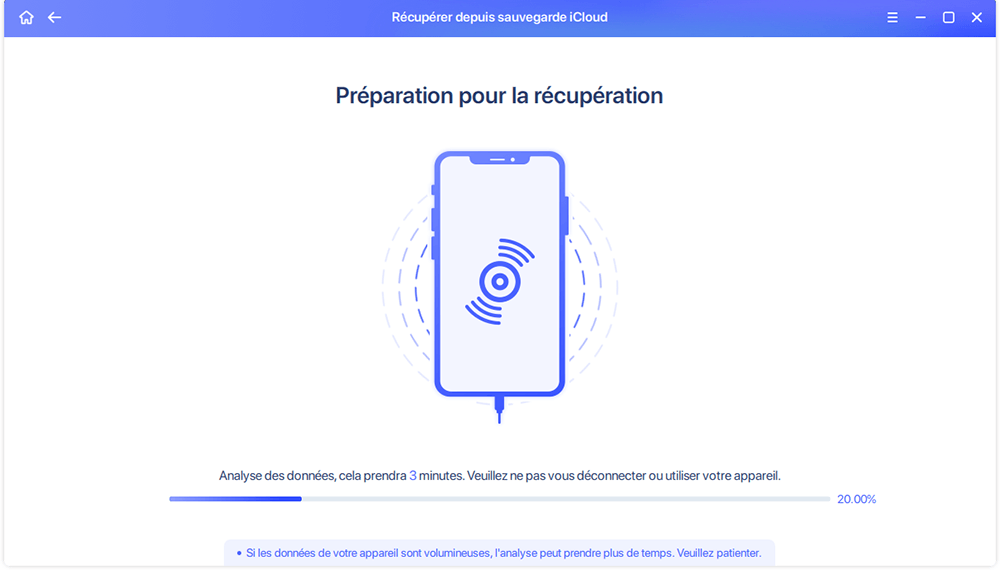 Récupérer les données d'iCloud6