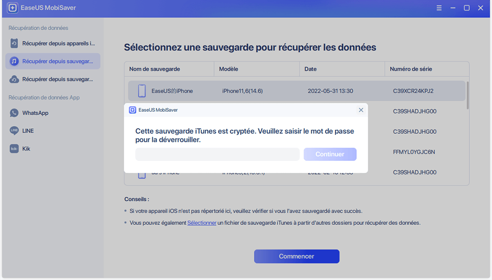 Récupérer les données d'iTunes2
