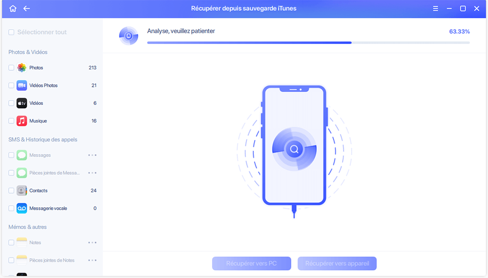 Récupérer les données d'iTunes3