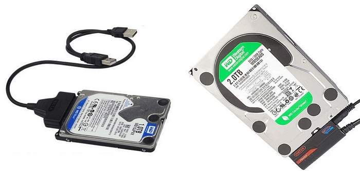 Connectez le disque OS à un nouvel ordinateur via un câble USB sata en tant que disque dur externe.