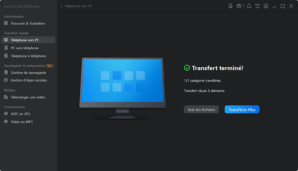 comment sauvegarder un message vocal d'un mobile sur un pc