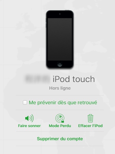 Effacer le verrouillage de l'écran de l'iPod