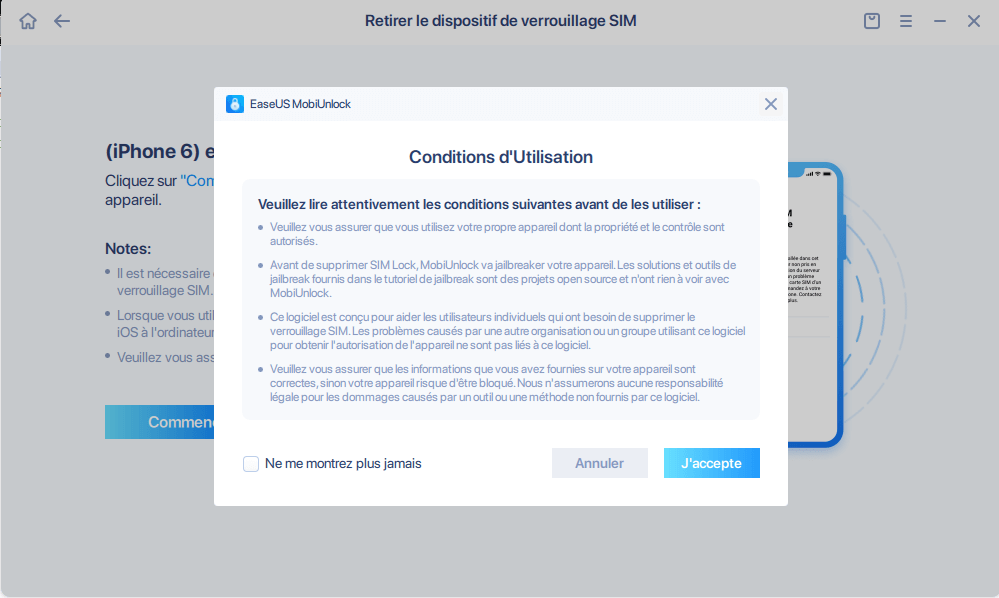 Débloquer l