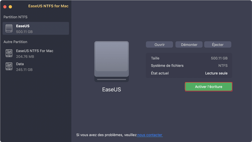 Impossible d'enregistrer/écrire sur un disque dur externe sur Mac (7  solutions)