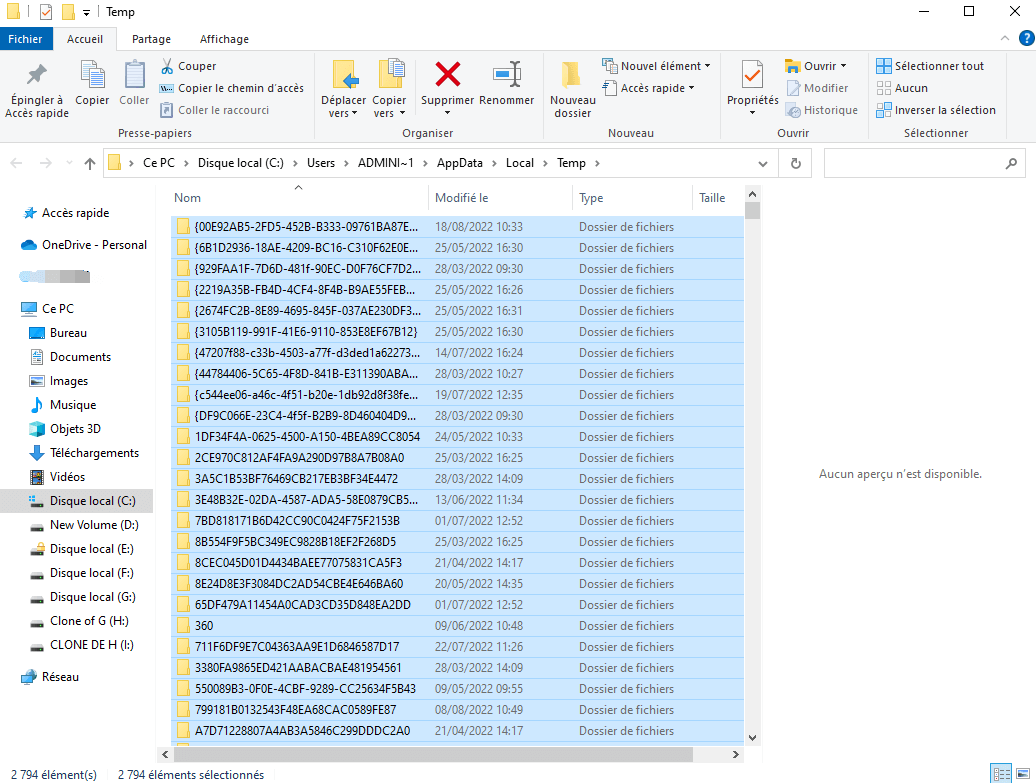 [8 Solutions] Mon disque dur plein sans raison sur Windows 10/8/7 EaseUS