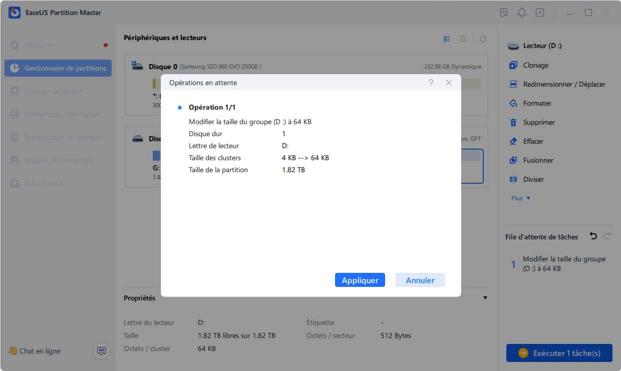 confirmer l'opération
