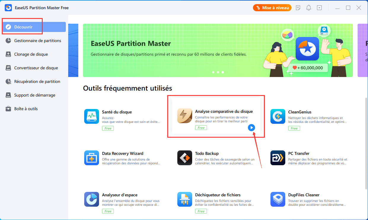 cliquez sur le bouton de téléchargement du diskmark
