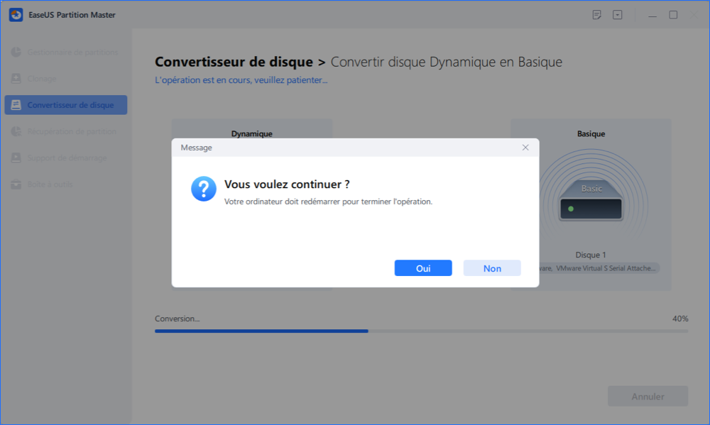 3 façons de convertir un disque dynamique en disque de base (gratuit ou payant) EaseUS
