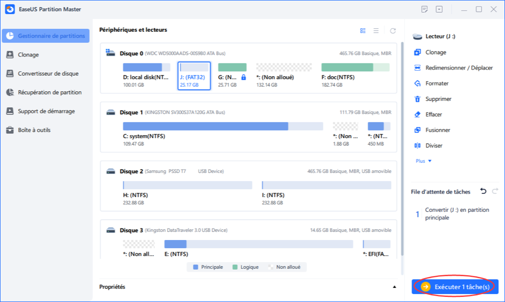 Convertir logique en primaire